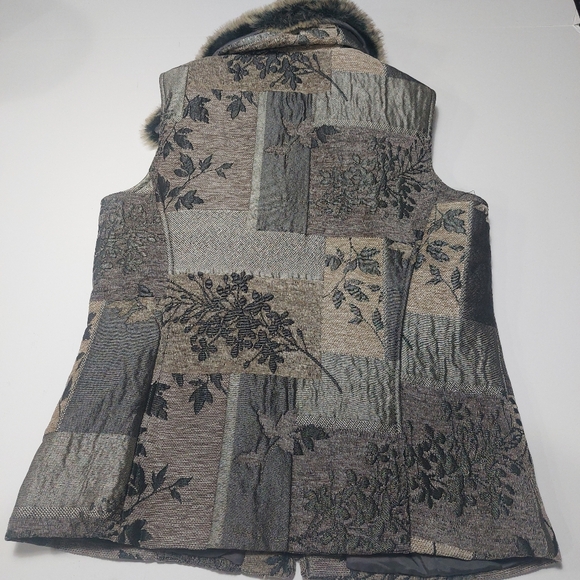 Coldwater Creek Women's Patchwork Vest Size 8 - Picture 13 of 13